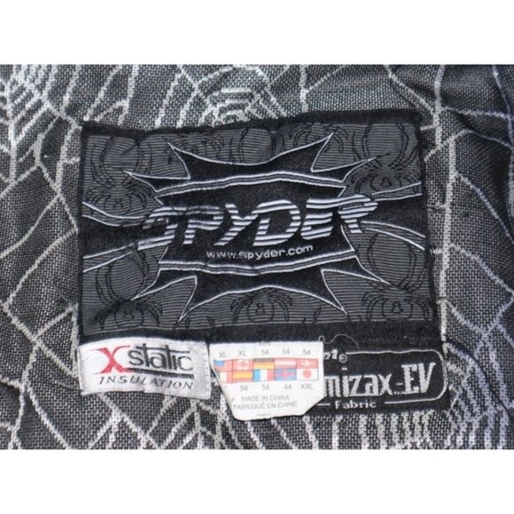 Spyder Dermizax EV Ski Jacket Xstatic Insulation Blue Spider Web Y2K Techcore - Picture 3 of 13